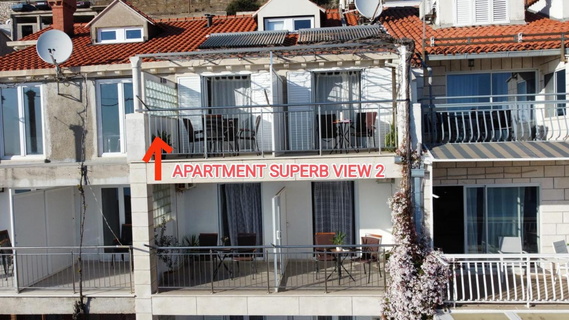 Apartment Superb View 2 ドゥブロブニク エクステリア 写真